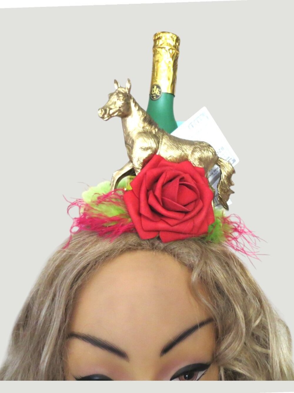 Kentucky Derby Hat Headband, Horse, Booze, Money, Betting